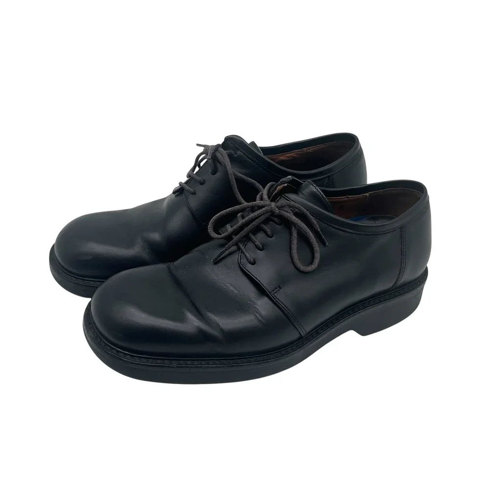 Banana Republic Men's Black Leather Dress Shoes Size 8 D Made in Italy